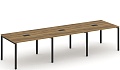 Стол для переговоров на металлокаркасе (3 столешницы)
