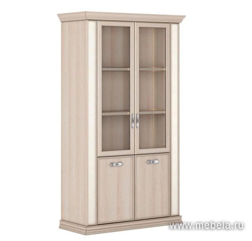 Офисный шкаф для документов со стеклом 