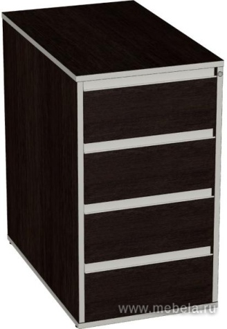 Тумба  приставная с центральным замком