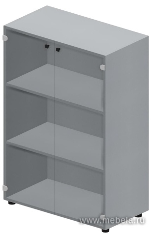 Офисный шкаф для документов (тонированное стекло)