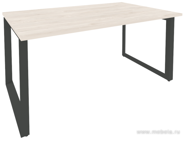 Стол для переговоров на О-образном металлокаркасе