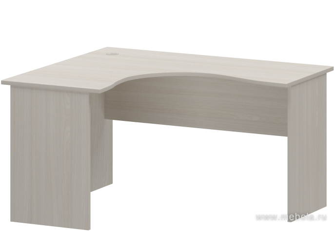 Письменный стол криволинейный, левый