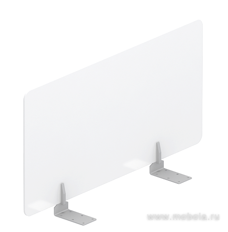 Торцевой финальный экран Plexi для столов bench гл. 68см