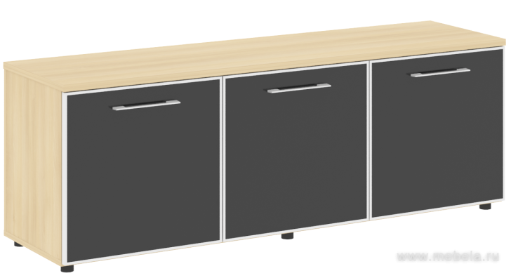 Тумба модульная (стекло Черное)